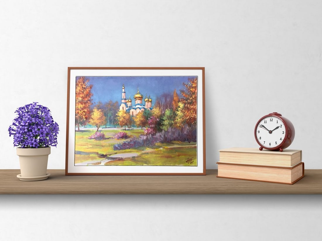 Oil painting Church landscape Kuzeminsky Nikolay Borisovich - 3