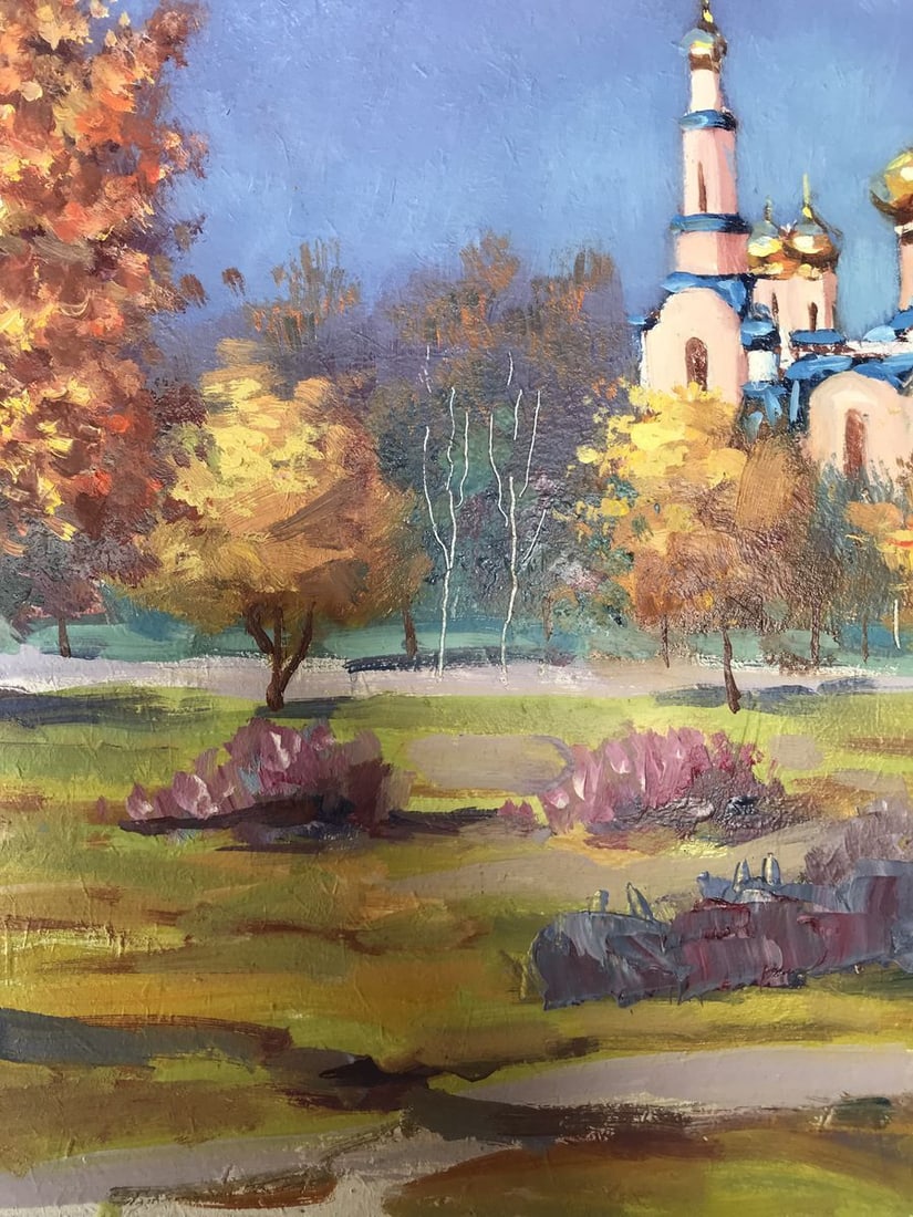 Oil painting Church landscape Kuzeminsky Nikolay Borisovich - 5
