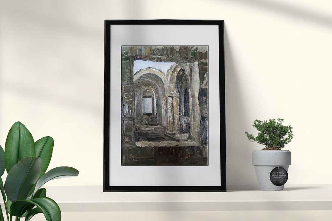 Oil painting Overlooking the streets Ogienko N. - 3