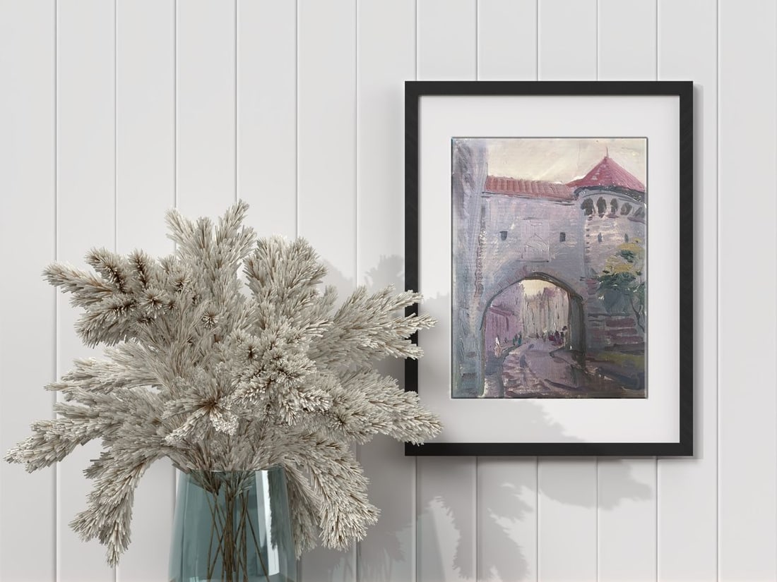 Oil painting Fortress Unknown artist - 3