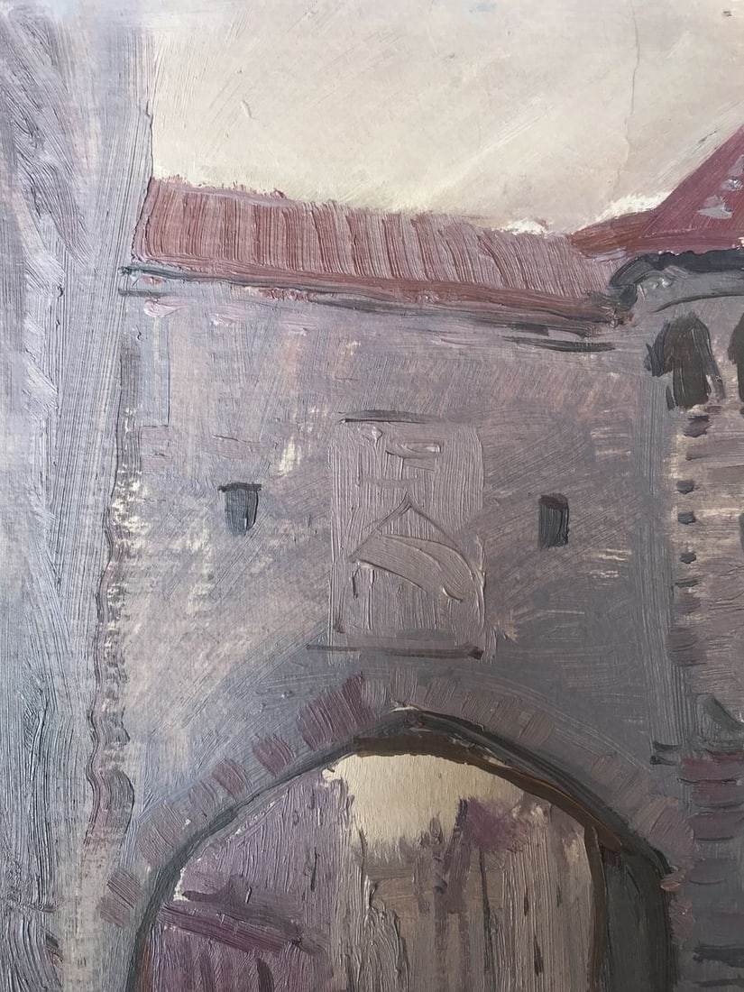 Oil painting Fortress Unknown artist - 4