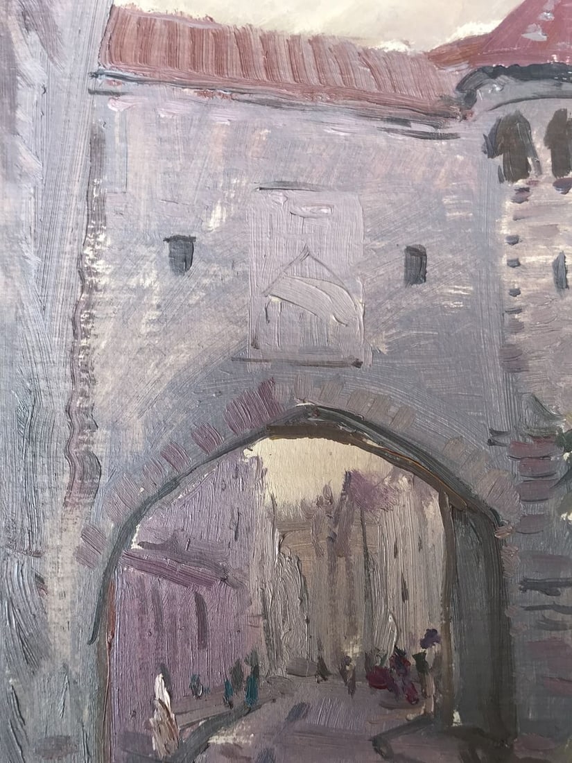 Oil painting Fortress Unknown artist - 6