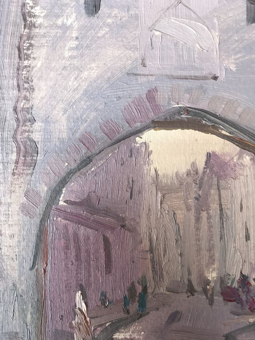 Oil painting Fortress Unknown artist - 8