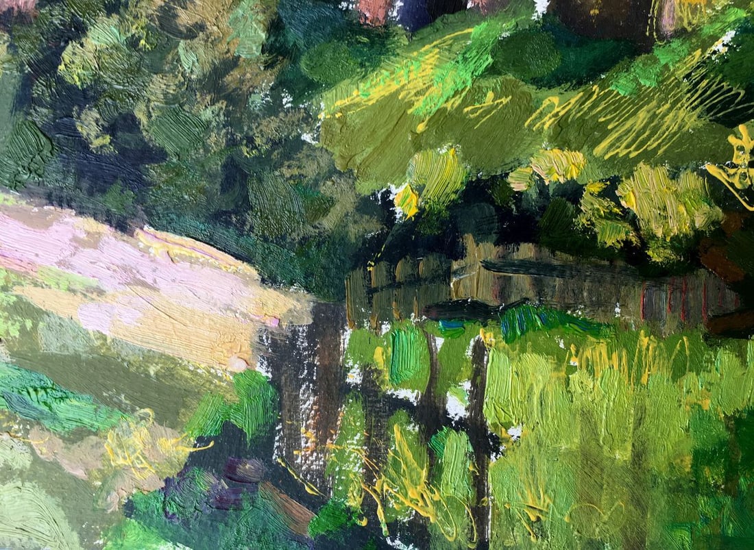 Oil painting Carpathian village Batrakov Vladimir Grigorievich - 4