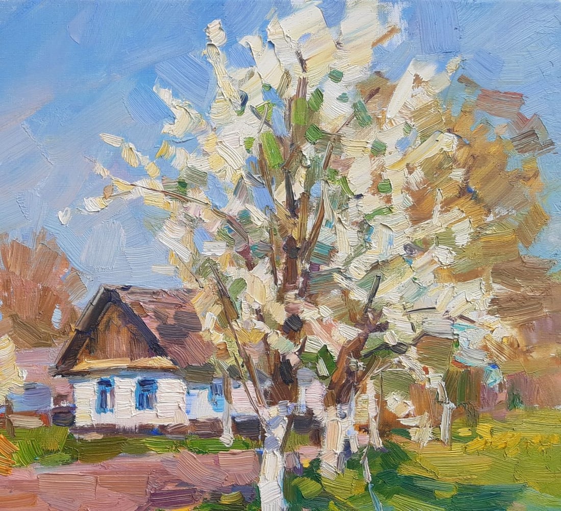 Oli painting April Tepeta Miacheslav - 3