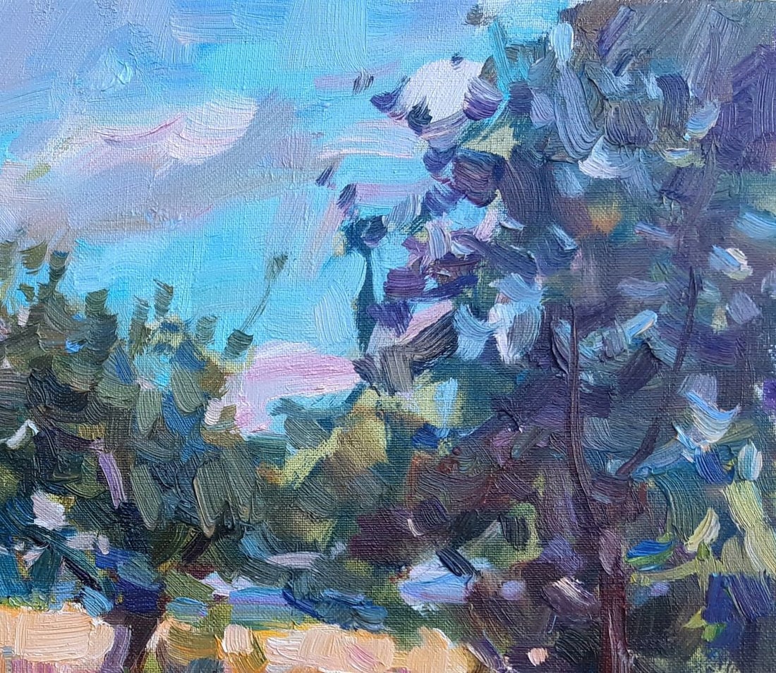 Oli painting Rural motif Tepeta Miacheslav - 3