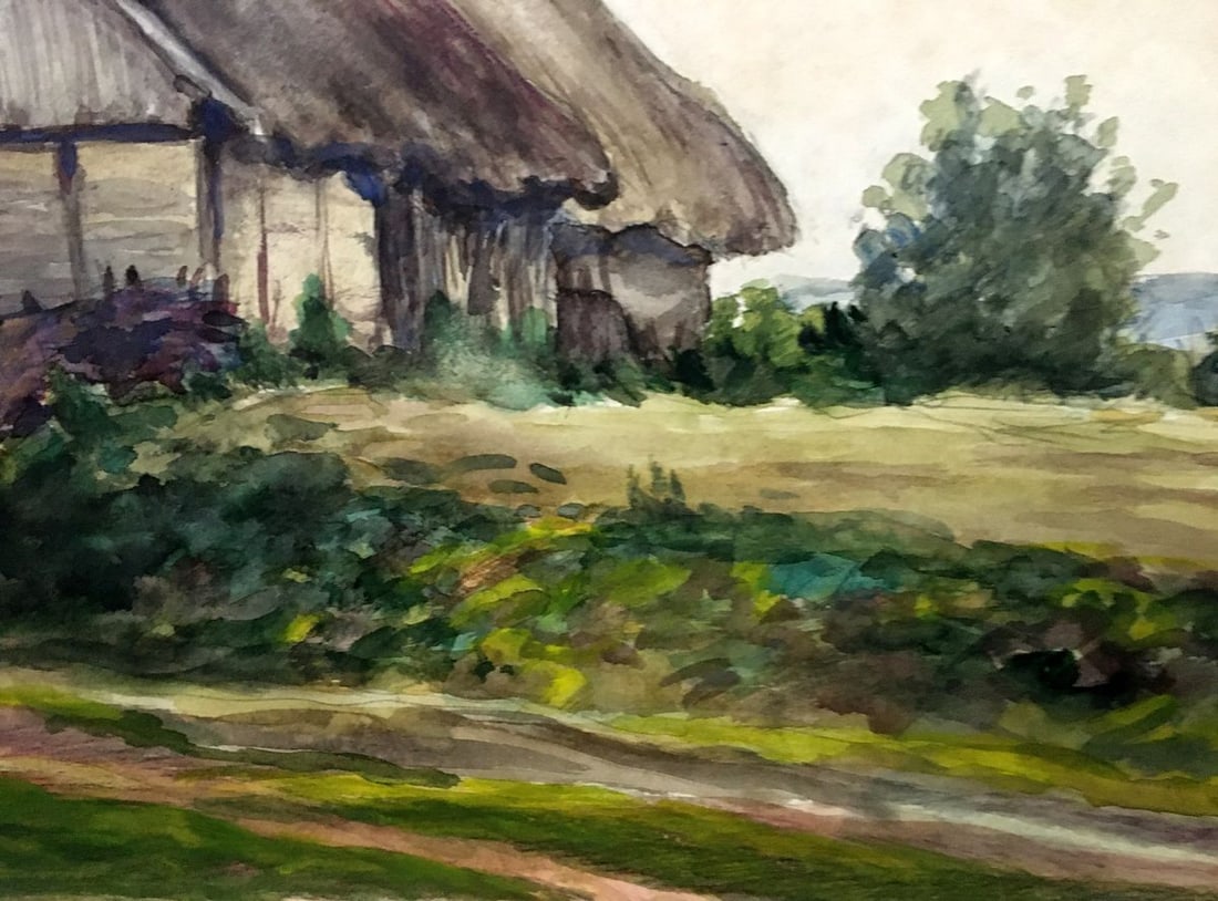 Oil painting House on the outskirts Cherkas A.G. - 5