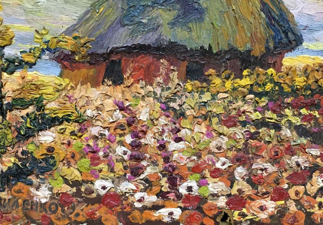 Oil painting Garden landscape Alexander Danilenko - 5