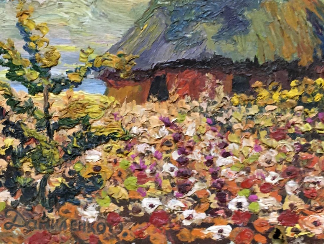 Oil painting Garden landscape Alexander Danilenko - 6