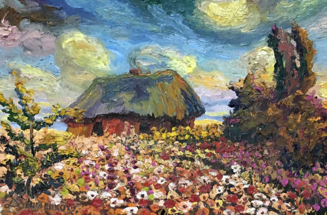 Oil painting Garden landscape Alexander Danilenko - 8