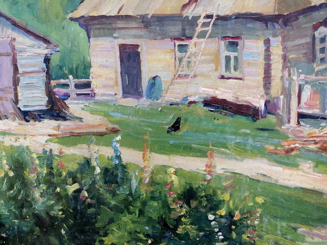 Oil painting Rural landscape Unknown artist - 6