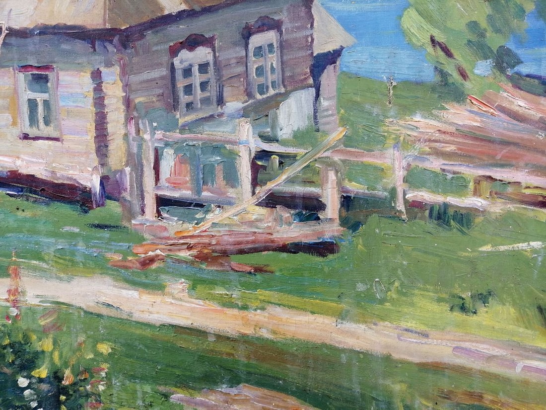 Oil painting Rural landscape Unknown artist - 7