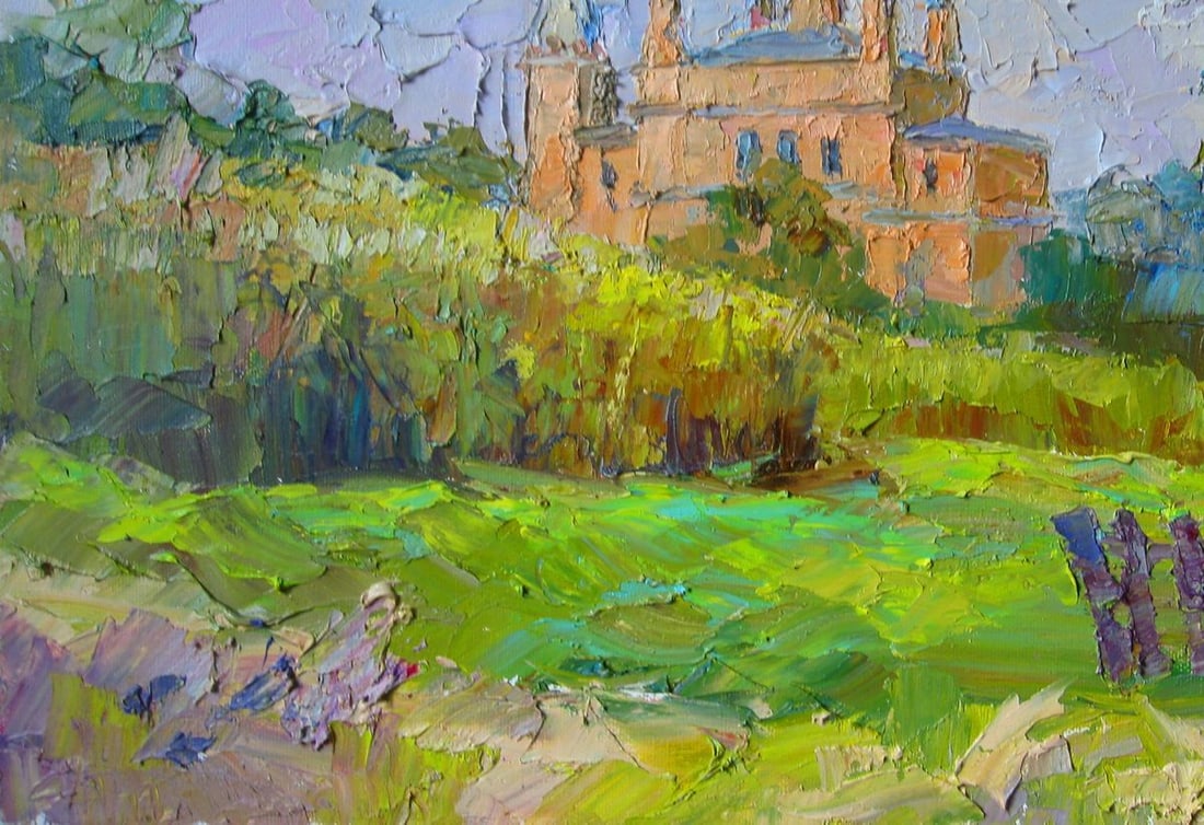 Oil painting Temple of the Epiphany Serdyuk Boris Petrovich - 2