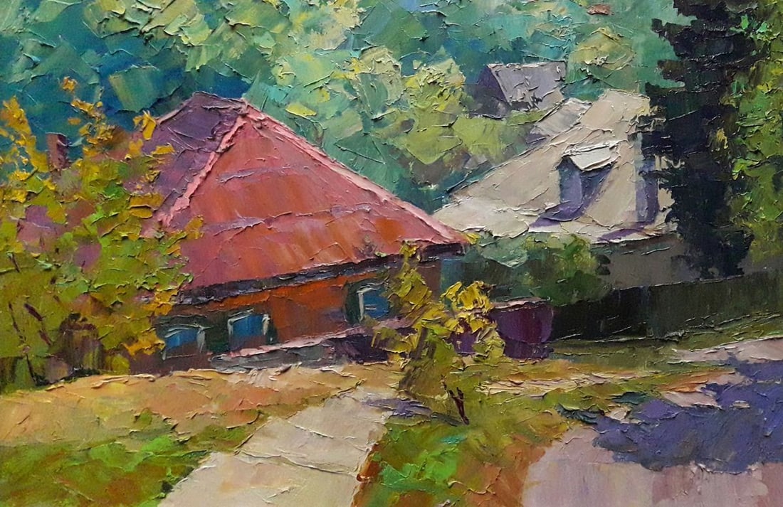 Oil painting District Cherednikov Serdyuk Boris Petrovich - 2