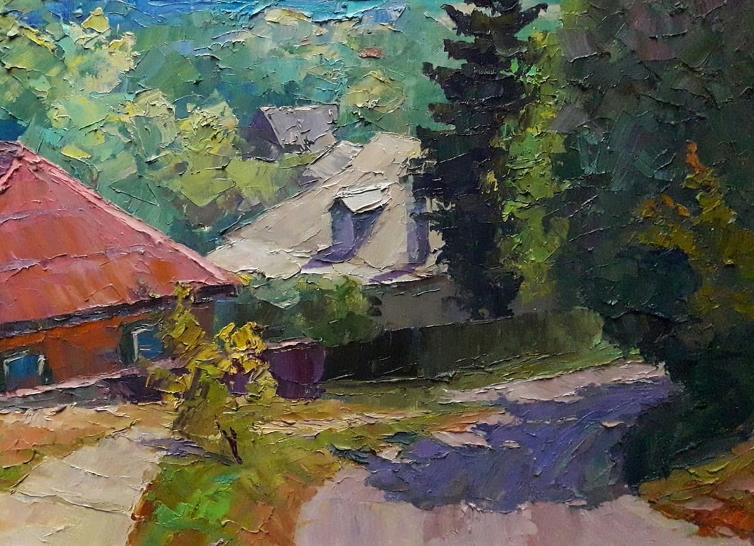 Oil painting District Cherednikov Serdyuk Boris Petrovich - 3