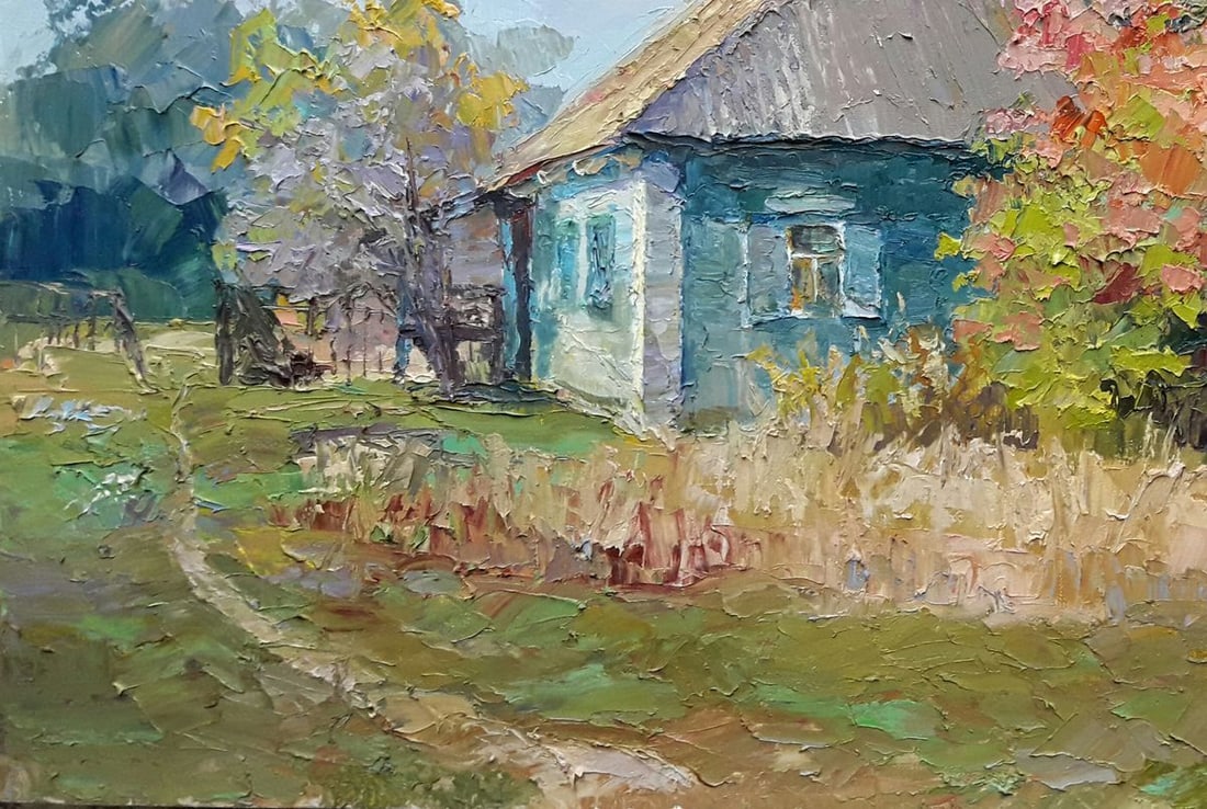 Oil painting Native home Serdyuk Boris Petrovich - 2