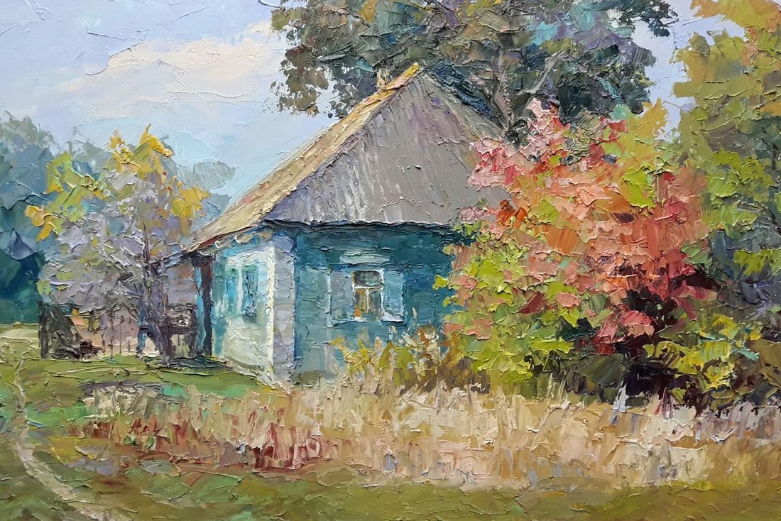 Oil painting Native home Serdyuk Boris Petrovich - 5