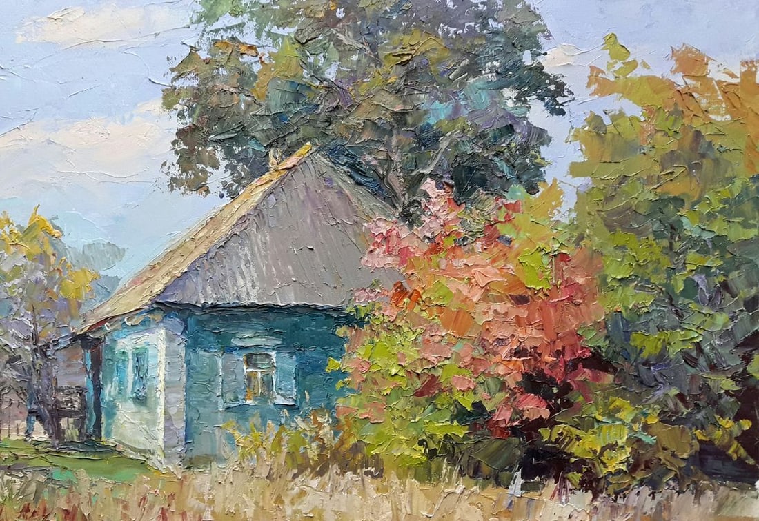 Oil painting Native home Serdyuk Boris Petrovich - 6