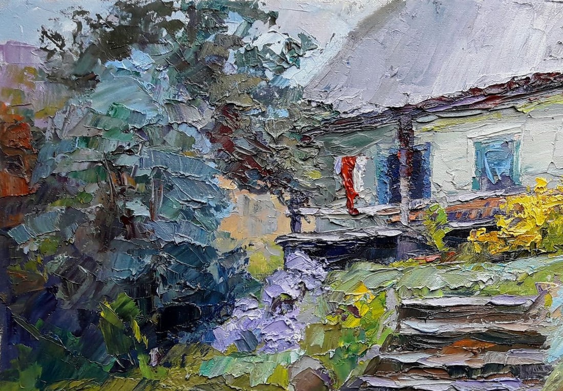 Oil painting In Transcarpathia Serdyuk Boris Petrovich - 2