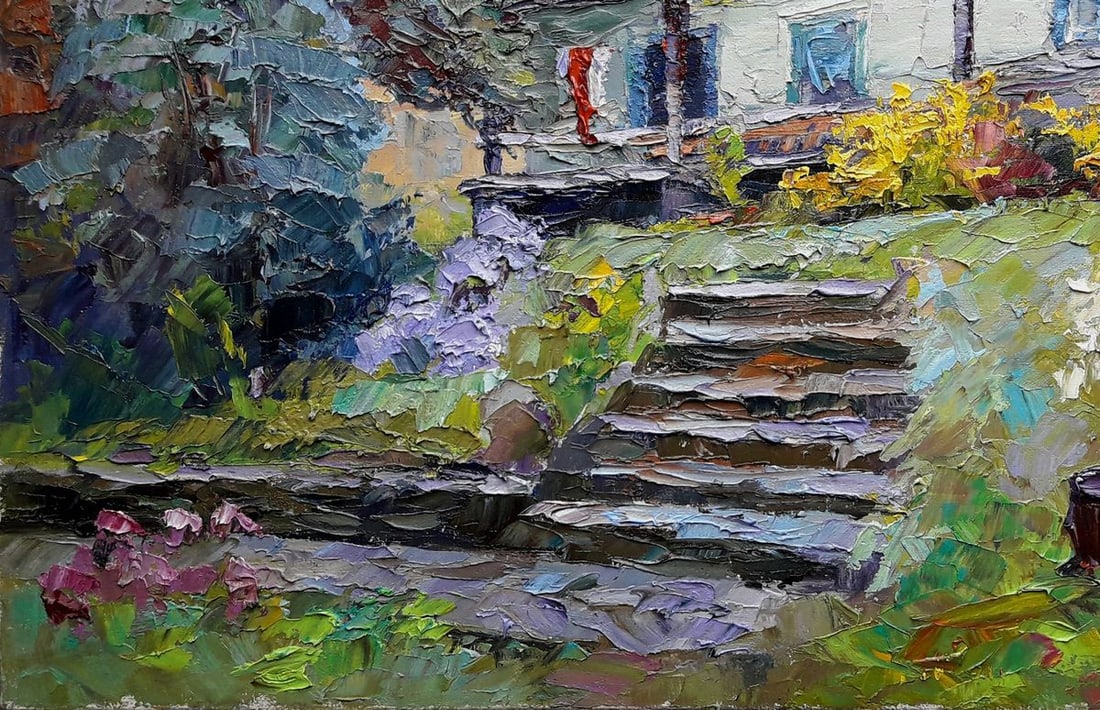 Oil painting In Transcarpathia Serdyuk Boris Petrovich - 4