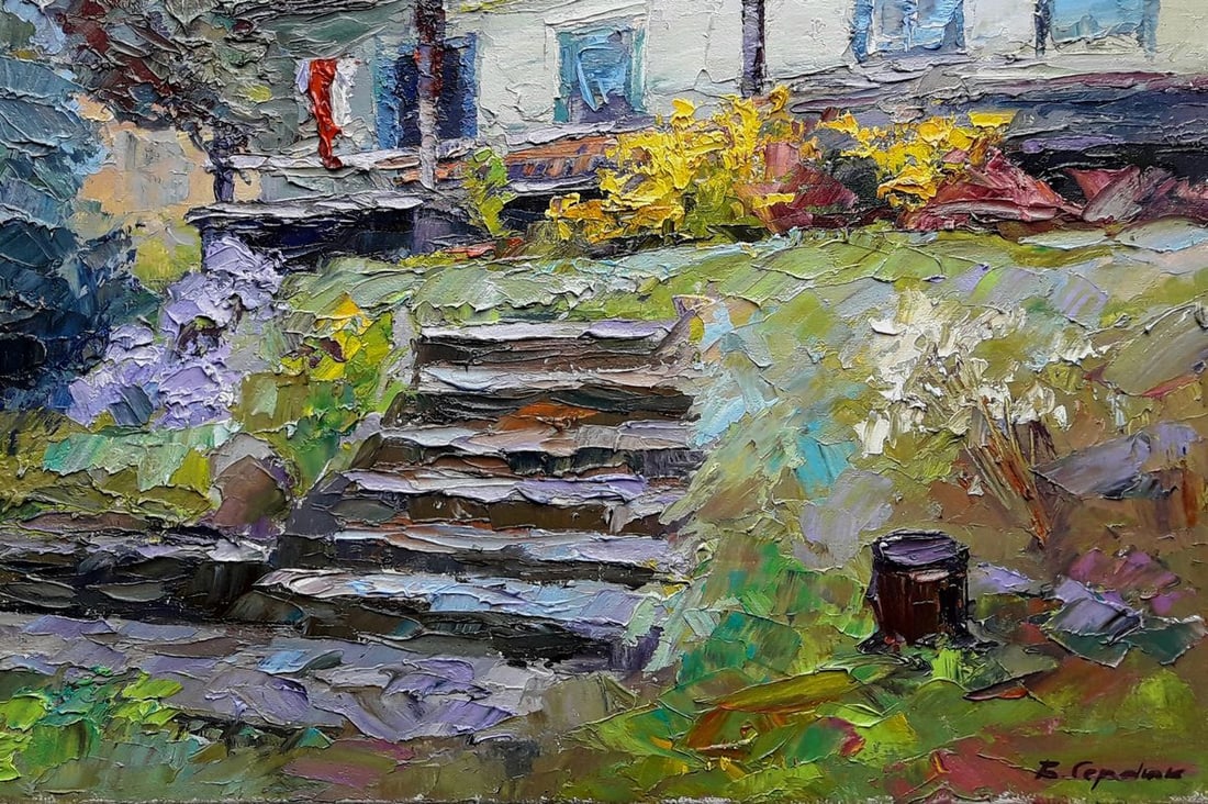 Oil painting In Transcarpathia Serdyuk Boris Petrovich - 5
