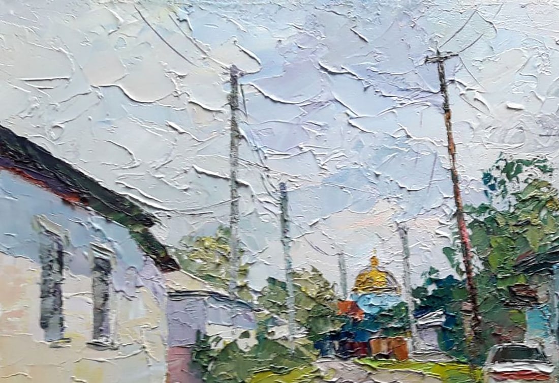 Oil painting After the rain Serdyuk Boris Petrovich - 4