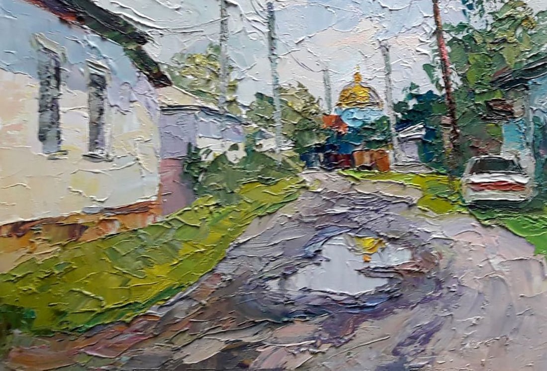 Oil painting After the rain Serdyuk Boris Petrovich - 6
