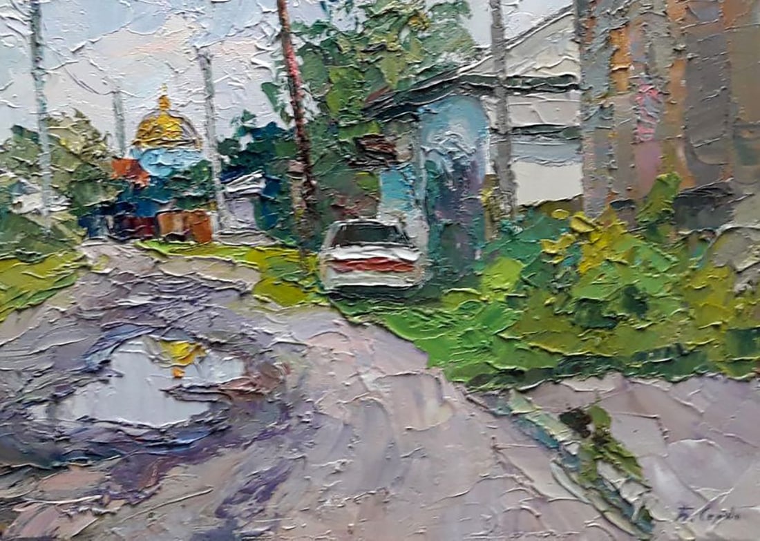 Oil painting After the rain Serdyuk Boris Petrovich - 7