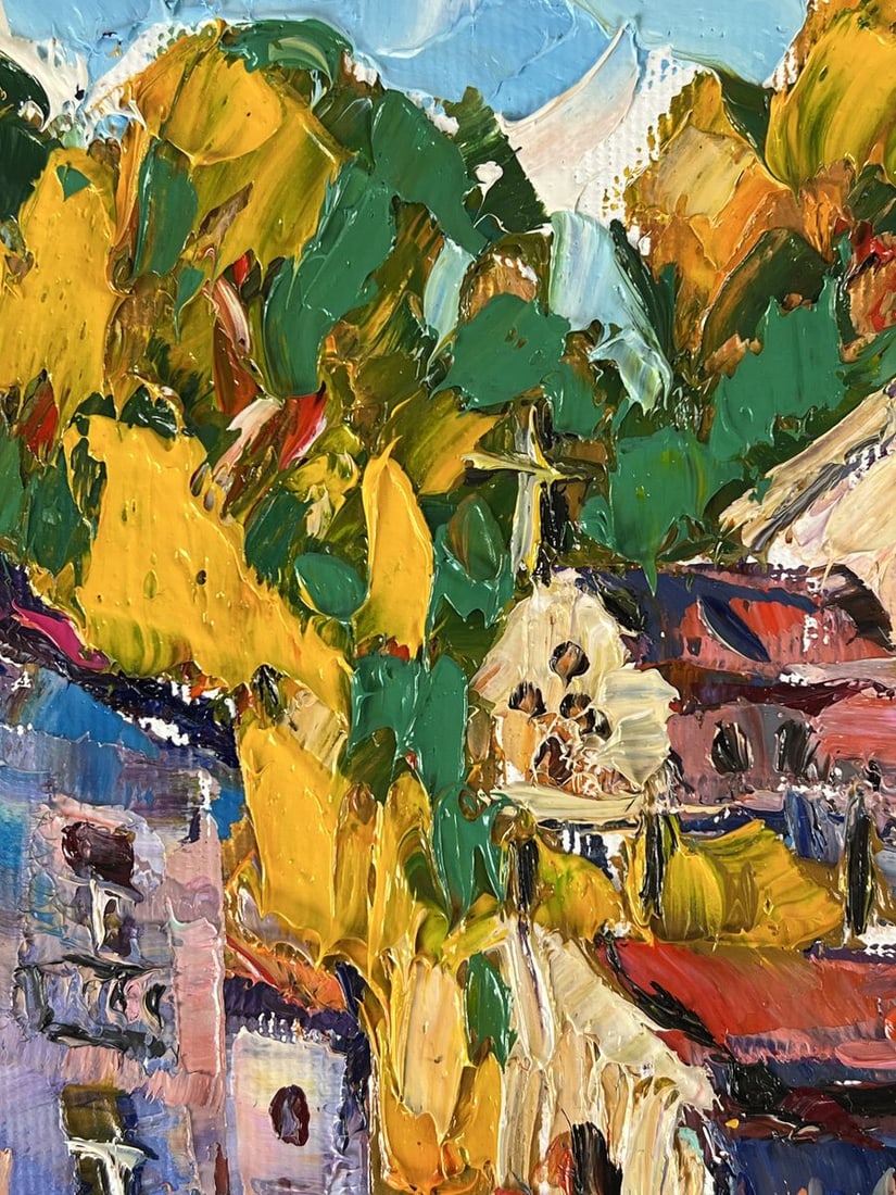 Oil painting Old city courtyard Oleksiy Ivanyuk - 4