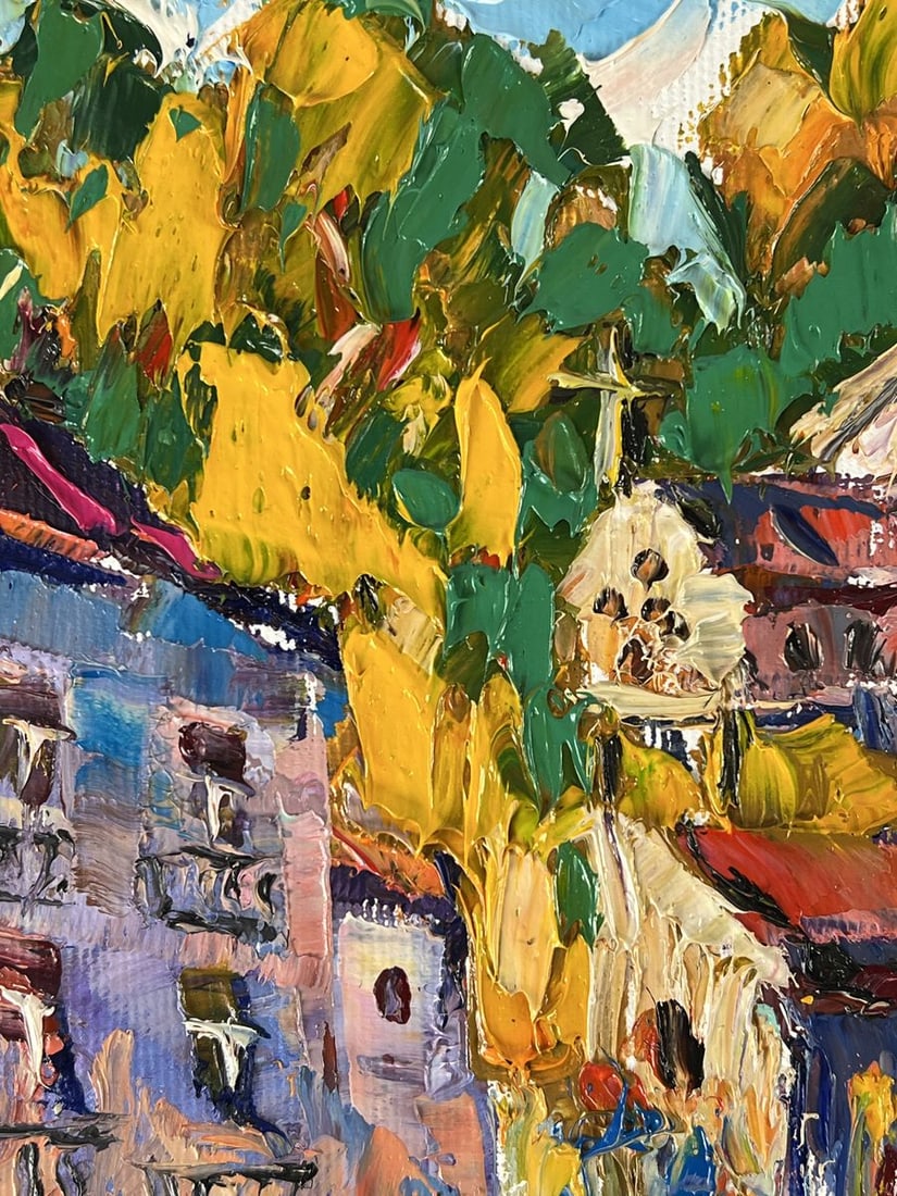 Oil painting Old city courtyard Oleksiy Ivanyuk - 5