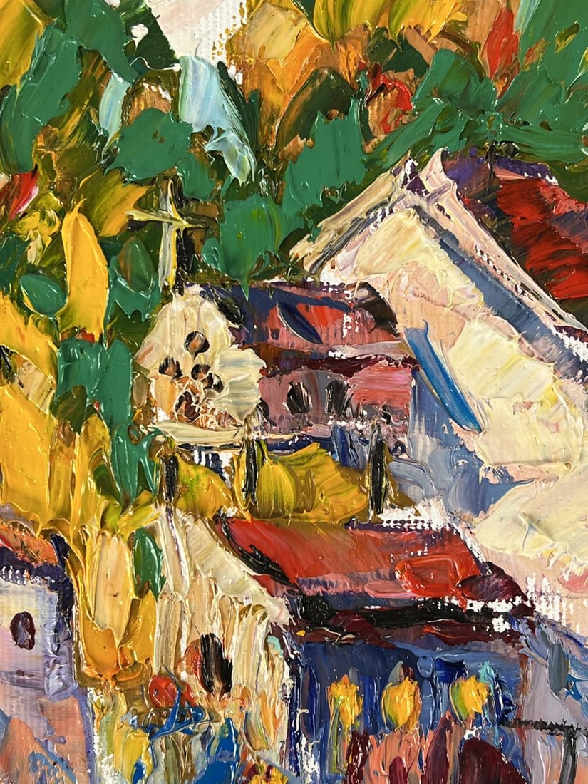 Oil painting Old city courtyard Oleksiy Ivanyuk - 7