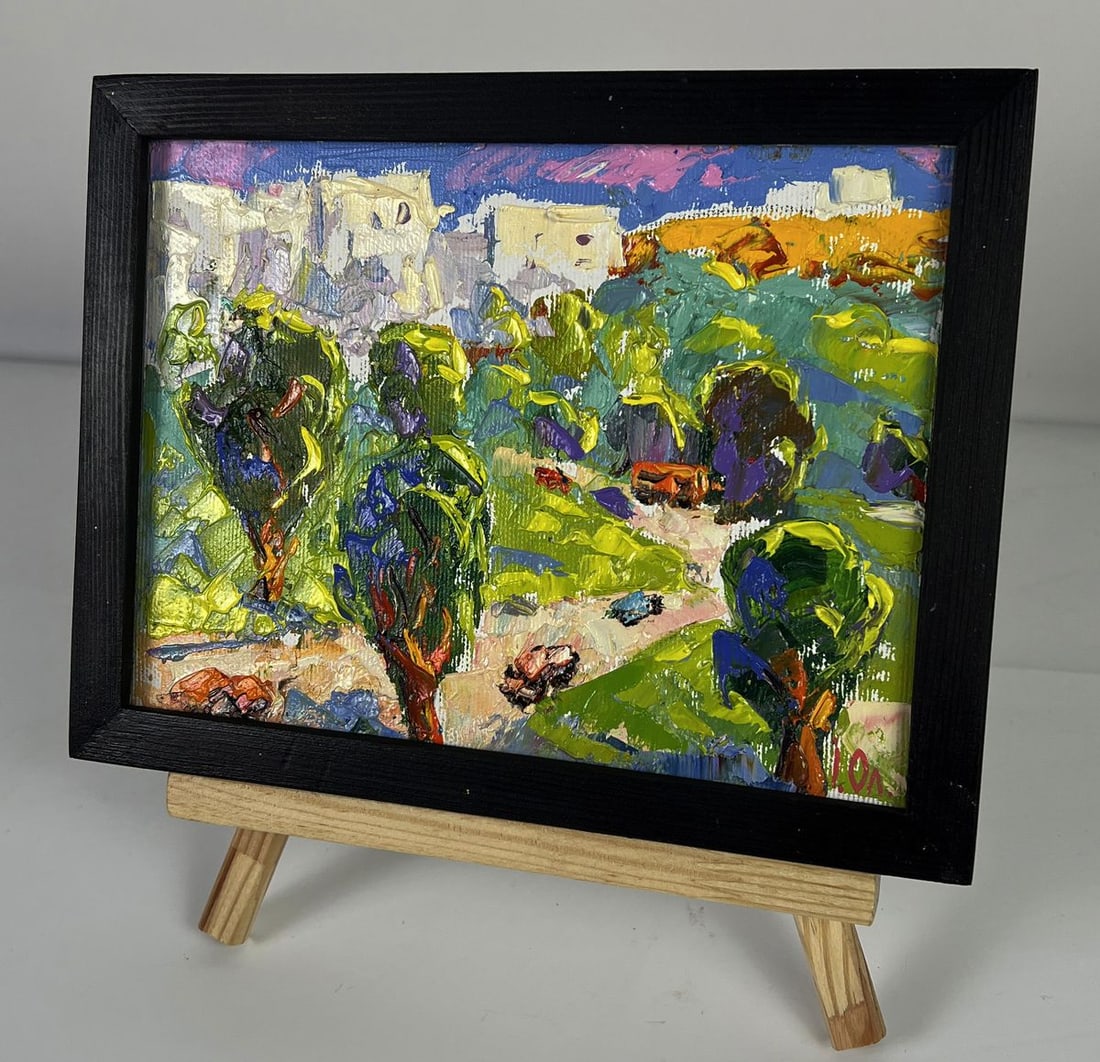 Oil painting Outside the City Oleksiy Ivanyuk - 2