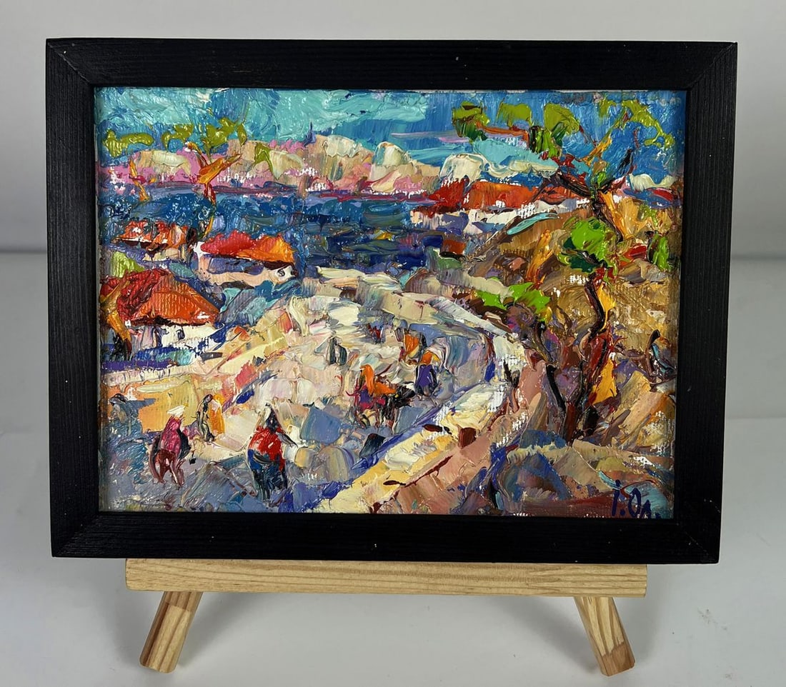 Oil painting The Road to the Sea Oleksiy Ivanyuk: Title: Oil painting The Road to the Sea Oleksiy Ivanyuk Description: NoAAA6180 *** ABOUT THIS PAINTING *** * TITLE: "The Road to the Sea" * ARTISTS: Oleksiy Ivanyuk * SIZE: 15x20 cm/5.90x7.87 inches' 