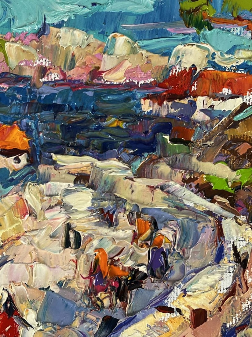 Oil painting The Road to the Sea Oleksiy Ivanyuk - 6
