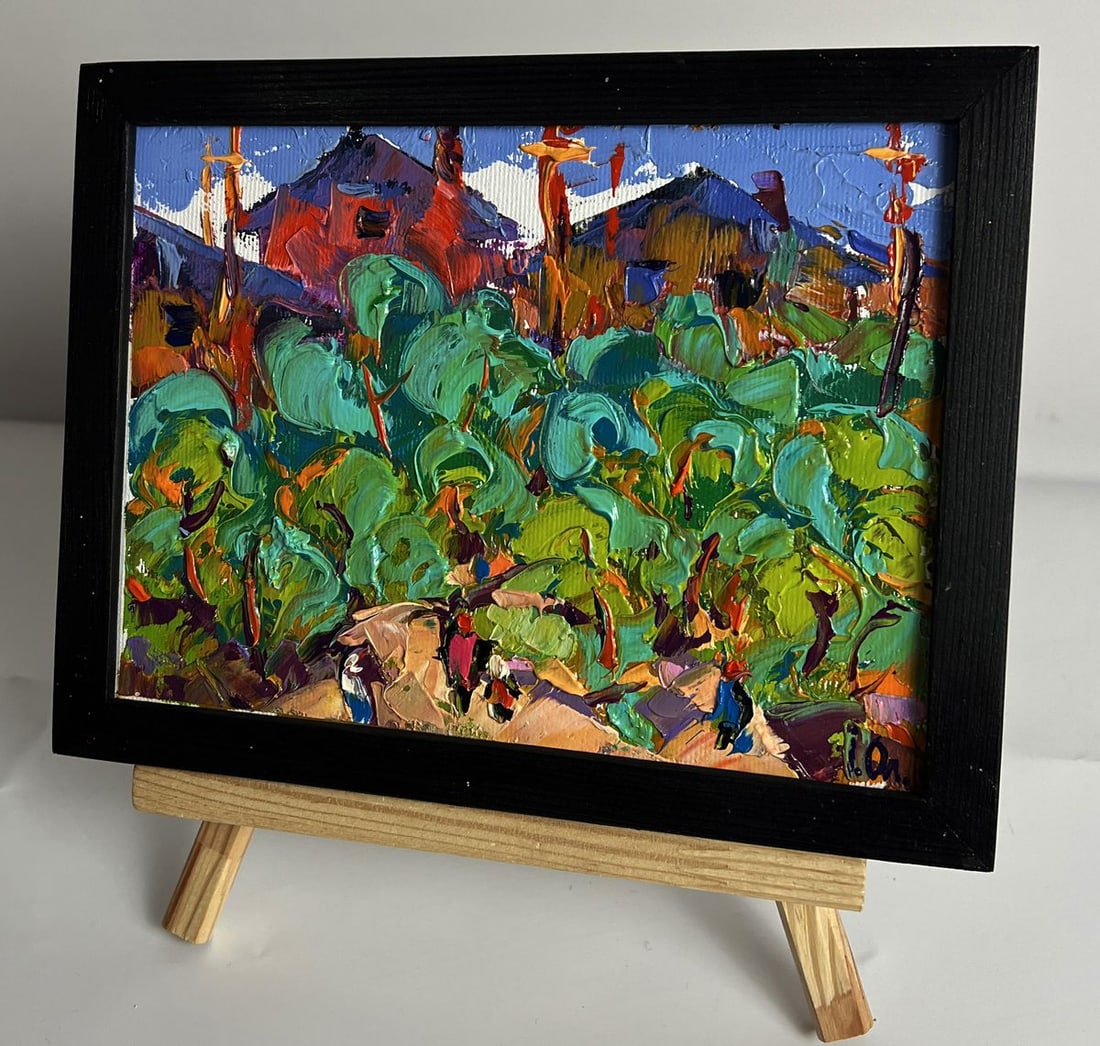 Oil painting Between the Gardens Oleksiy Ivanyuk - 2