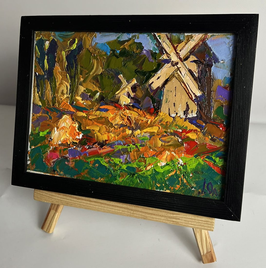 Oil painting Childhood memory Oleksiy Ivanyuk - 2