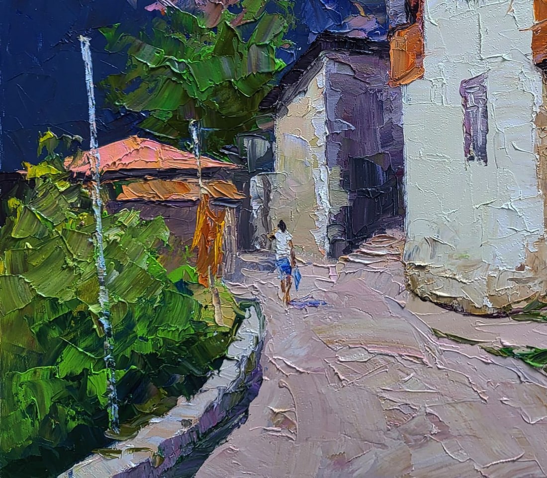 oil painting Historical street of the city Boris Serdyuk - 6