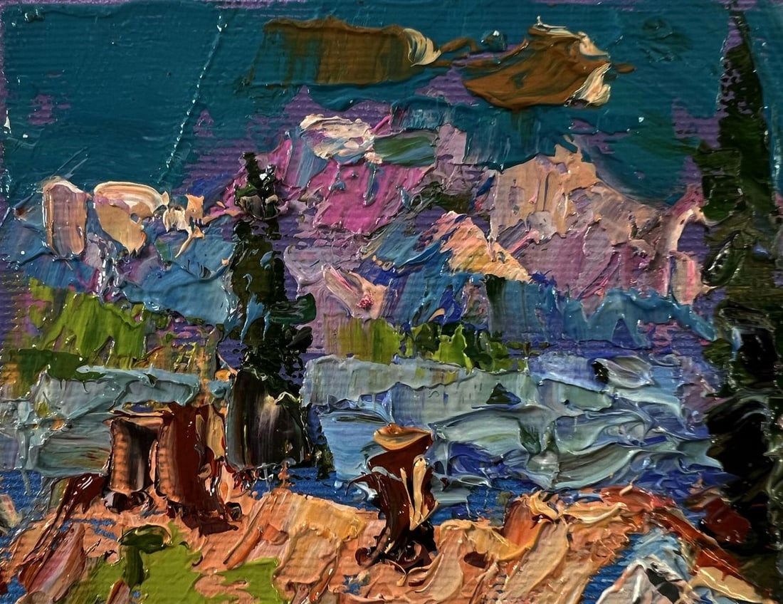 Oil painting Sunny village day Oleksiy Ivanyuk - 7