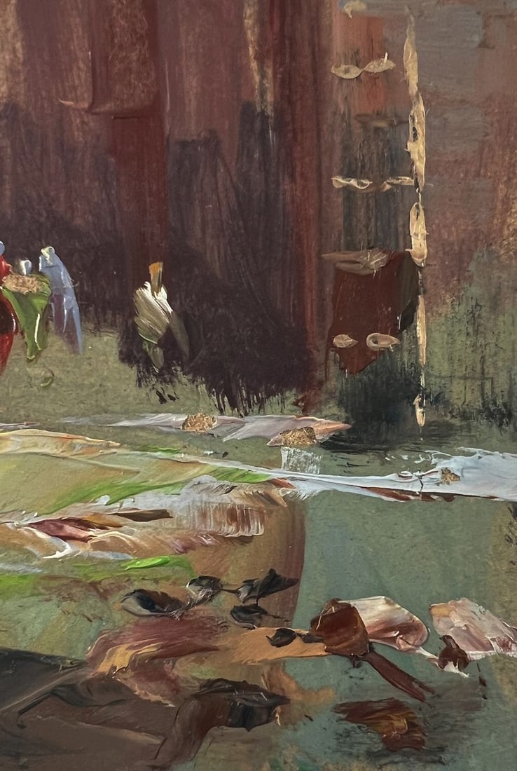 Oil painting Tour of the ancient castle Yuriy Suprunchuk - 7