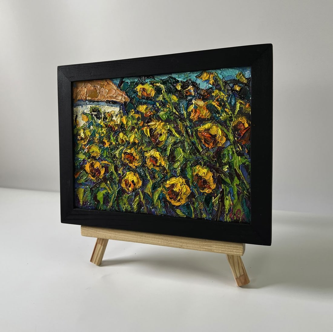Oil painting Field sunflowers Oleksiy Ivanyuk - 2