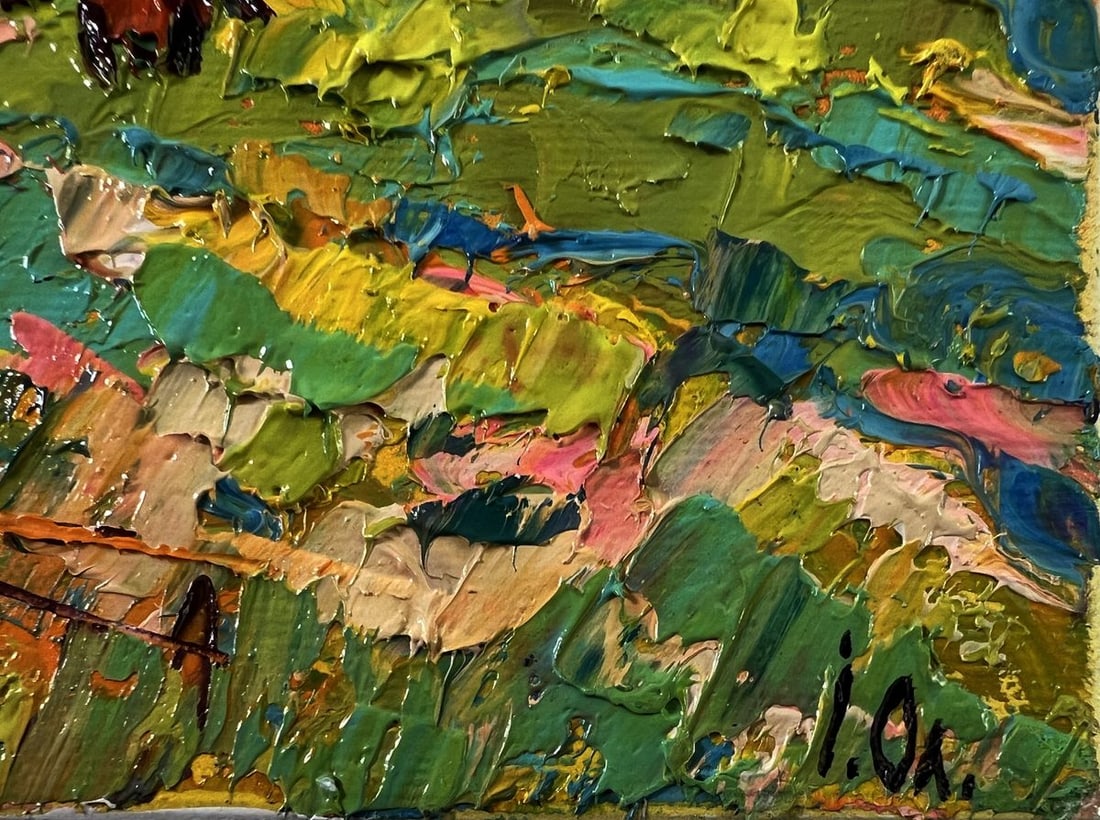 Oil painting Cows on a walk Oleksiy Ivanyuk - 5