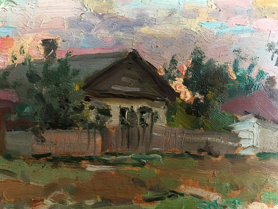 Oil painting Rural landscape Mara Yang - 2