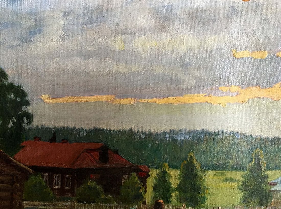 Oil painting Kids resting - 2