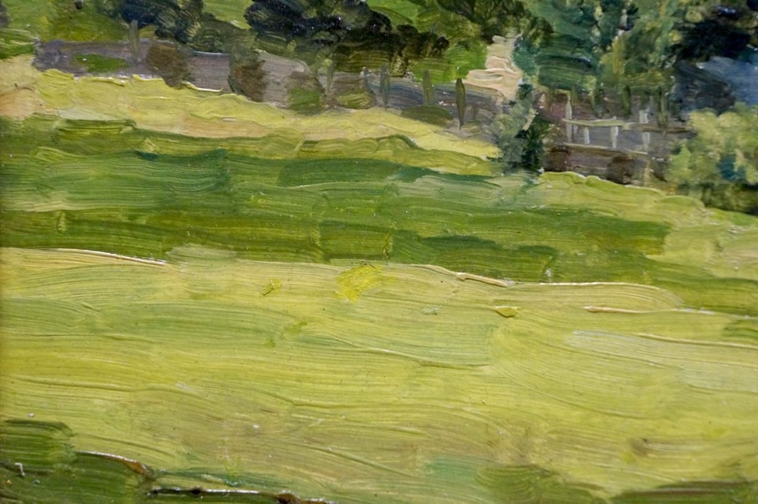 Oil painting Village - 3