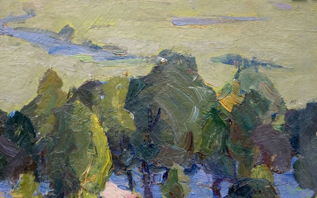 Oil painting Corner in the forest Gantman Moisey Faibovich - 4