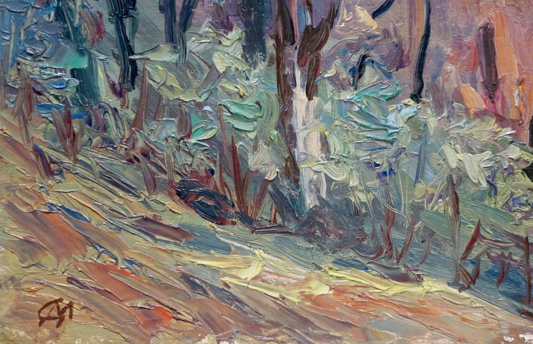 Oil painting Autumn has come - 5