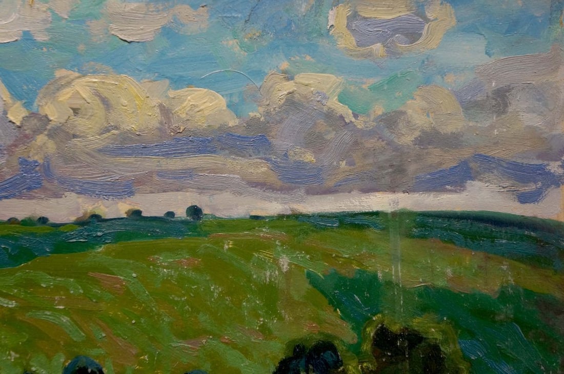 Oil painting After the rain I. Miroshnichenko - 4