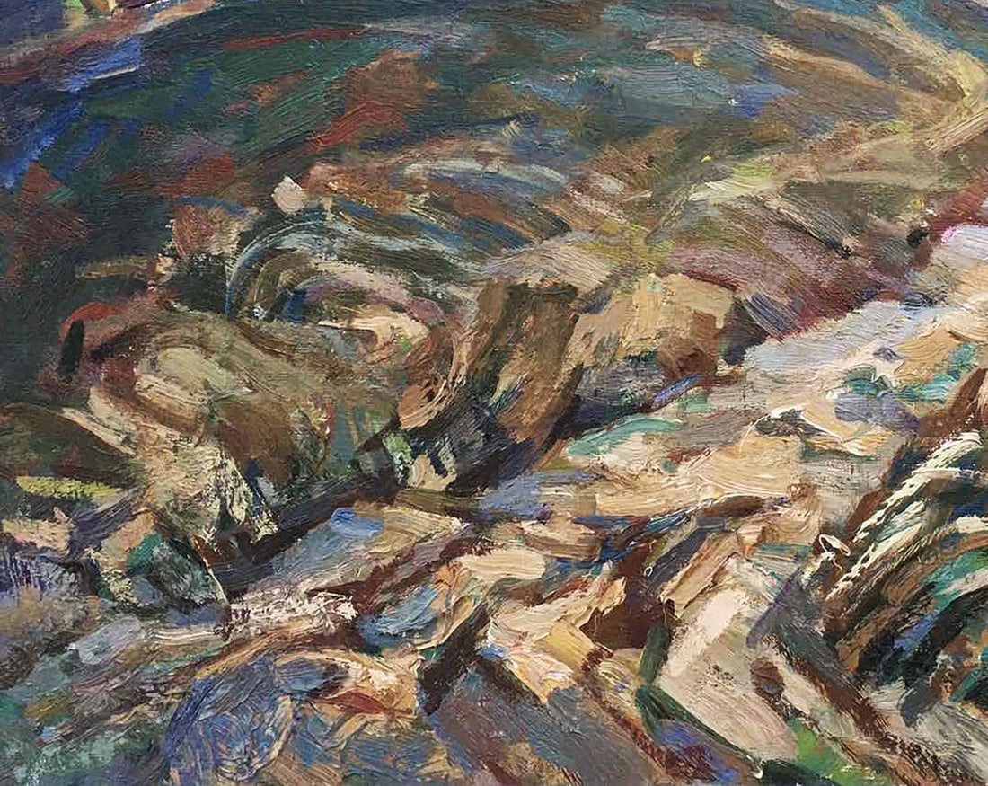Oil painting The road to the temple Kalenyuk Alex - 4