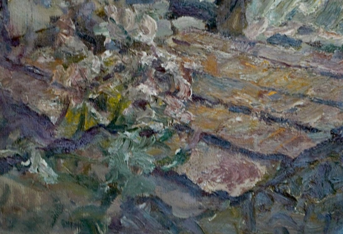 Oil painting Spring landscape Khan Nikolay Alekseevich - 2