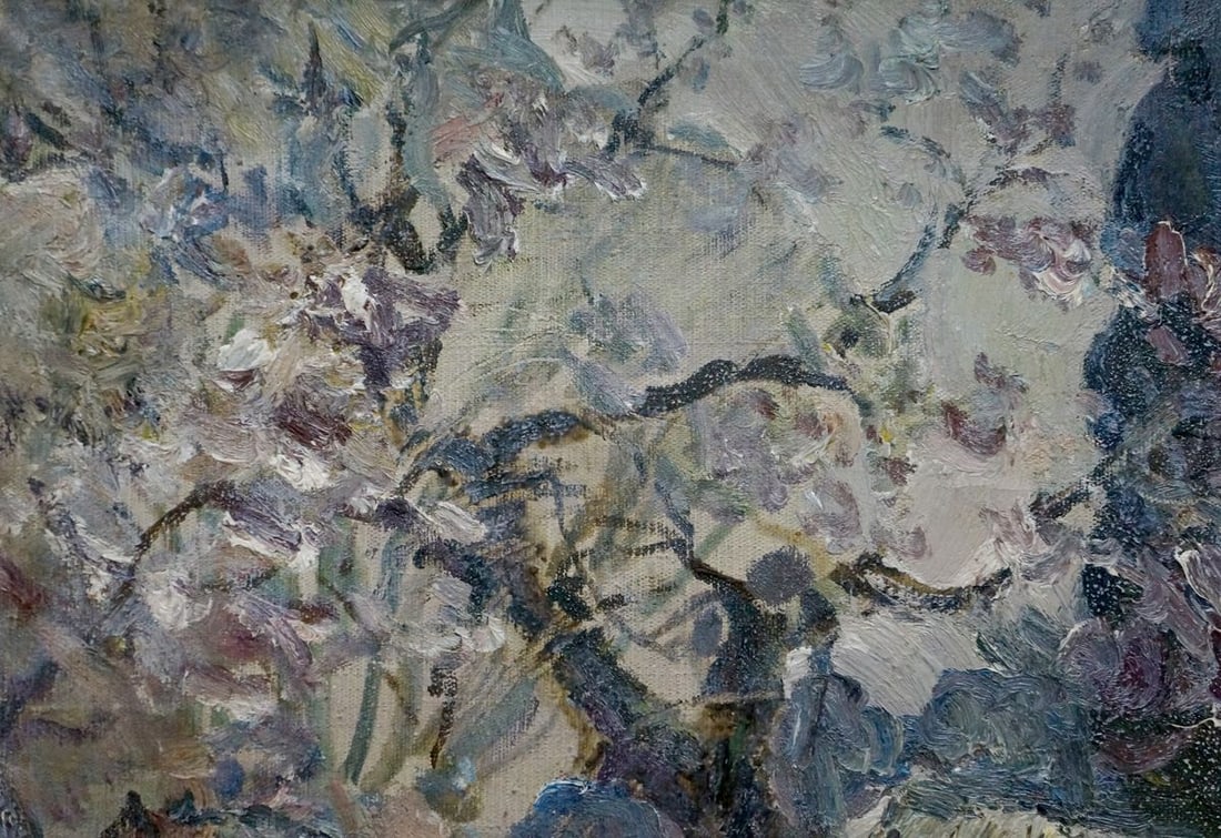Oil painting Spring landscape Khan Nikolay Alekseevich - 3